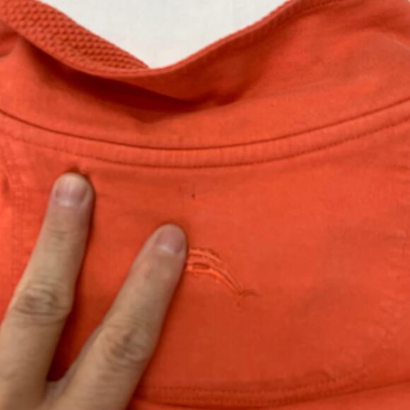 Tommy Bahama Mens Sz XXL Orange 1/4 Zip Long Sleeve Sweatshirt Super Soft - Picture 5 of 9